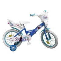 Bicicletta 14 Frozen 2 con rotelle dai 5 ai 7 anni