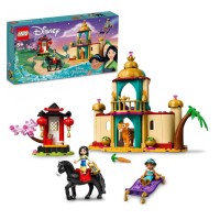 LEGO Disney Princess L’Avventura di Jasmine e Mulanpalazzo a due piani e santuario 43208