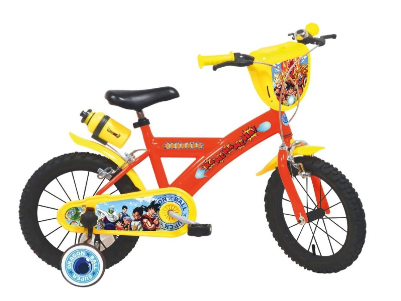 Bicicletta 16 Dragonball dai 6 ai 8 anni con borraccia