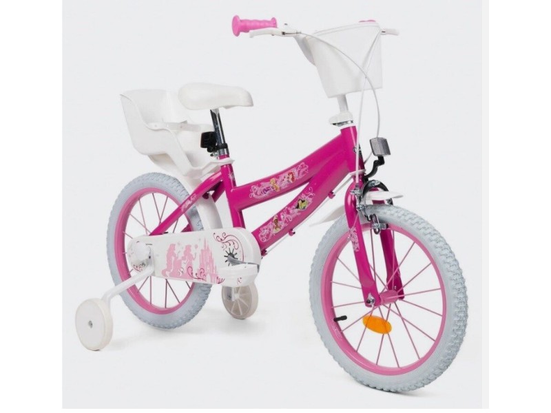 Bicicletta 16 Principesse con rotelle dai 6 ai 8 anni