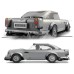 LEGO Speed Champions 007 Aston Martin DB5 completa di ruote argentate a razze e quattro targhe intercambiabili 76911