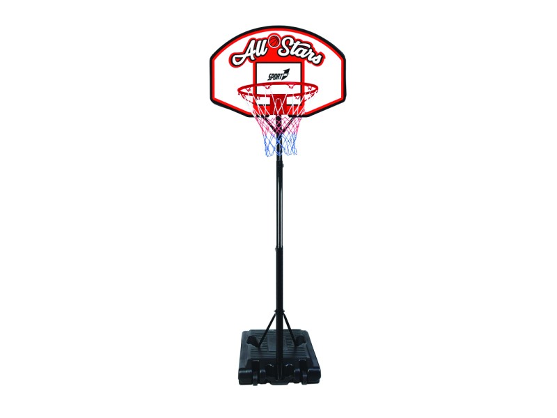 Canestro basket con Piantana regolabile da 190 a 260cm tabellone 90x60cm