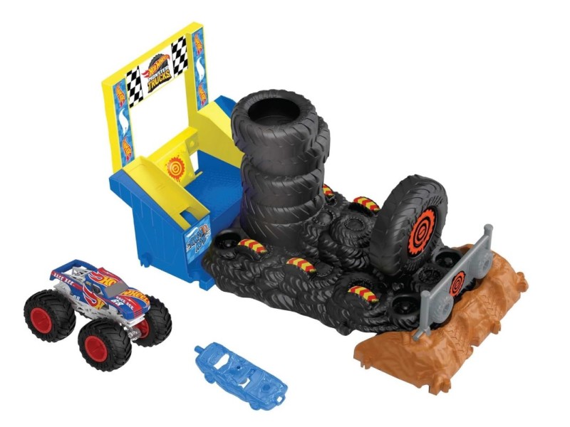 Pista Arena Monster Trucks Hot Wheels