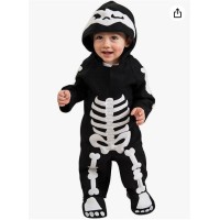 Costume Scheletrino Baby in Pile