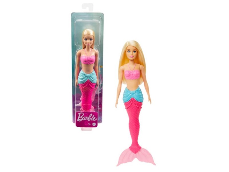 Barbie sirena dreamtopia corpetto scintillante e coda adornata da conchiglie