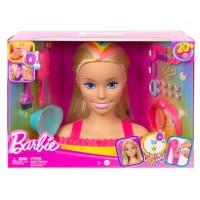 Barbie Capelli Arcobaleno Testa Pettinabile 