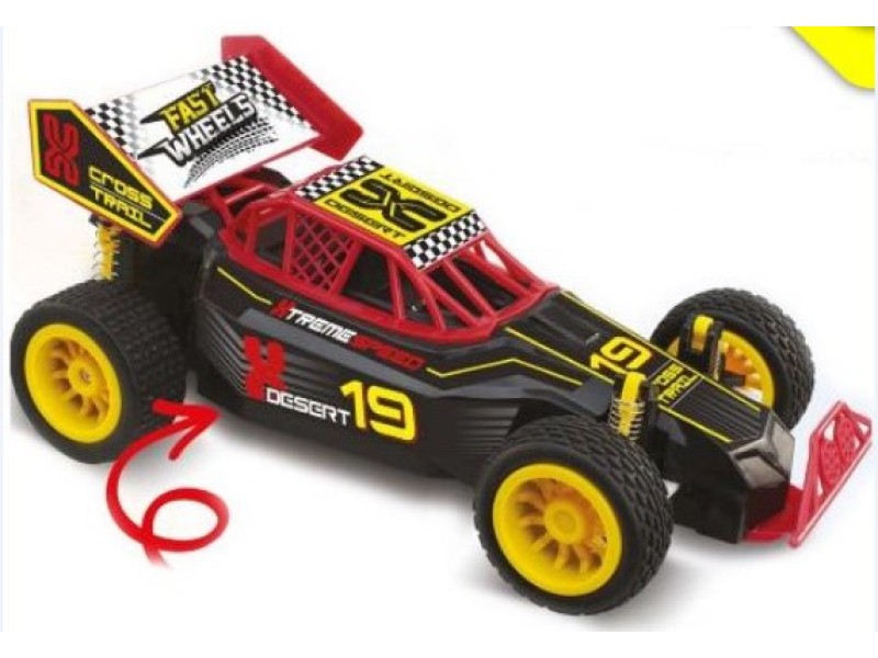 Macchina Buggy radiocomandata con ammortizzatori e gomme off-road Desert X