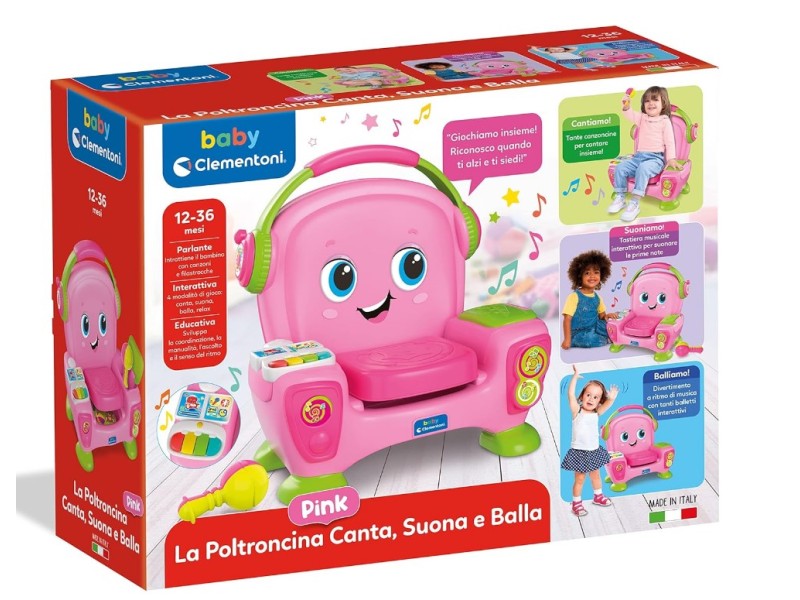 Poltrona Rosa Interattiva Multiattivita