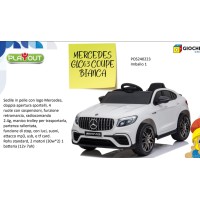 Auto Elettrica Mercedes GLC 63 Coupe Colori Bianca e Rossa 