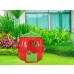 Casetta da Giardino Fragola con porta apribile e due finestre 141x141x142cm  