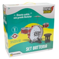 Batteria Grancassa con Sgabello