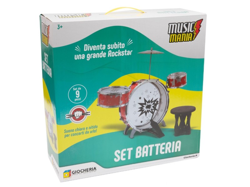 Batteria Grancassa con Sgabello