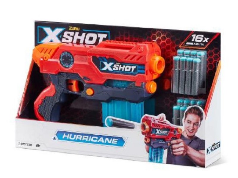 Fucile x shot Hurricane con 16 dardi inclusi  