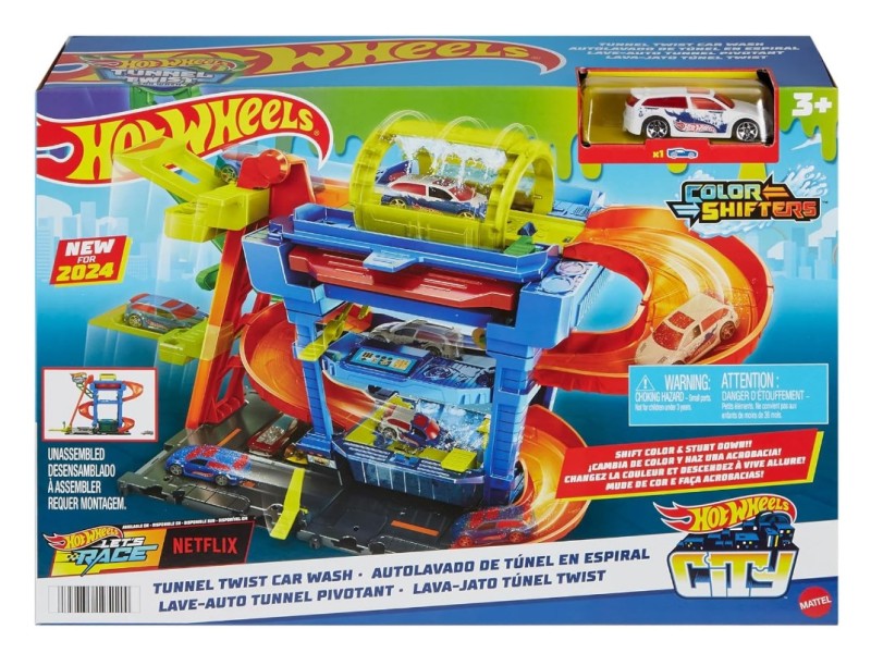 Autolavaggio con Tunnel Hot Wheels