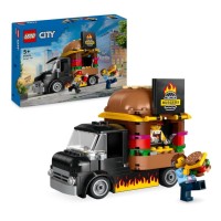 LEGO City Furgone degli Hamburger con minifigure del venditore e del cliente 60404