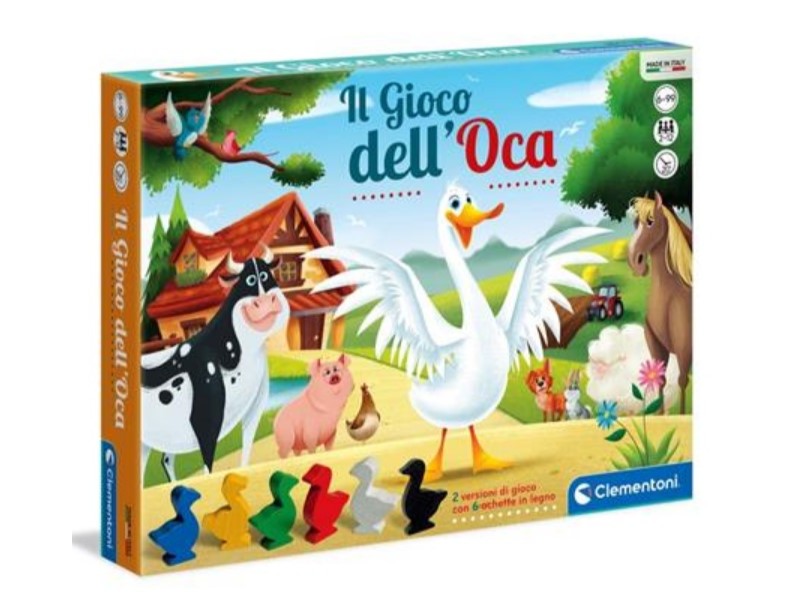 Gioco della Oca con pedine in Legno