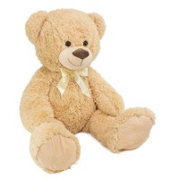 Orso peluche cm35 con gli occhi a bottone