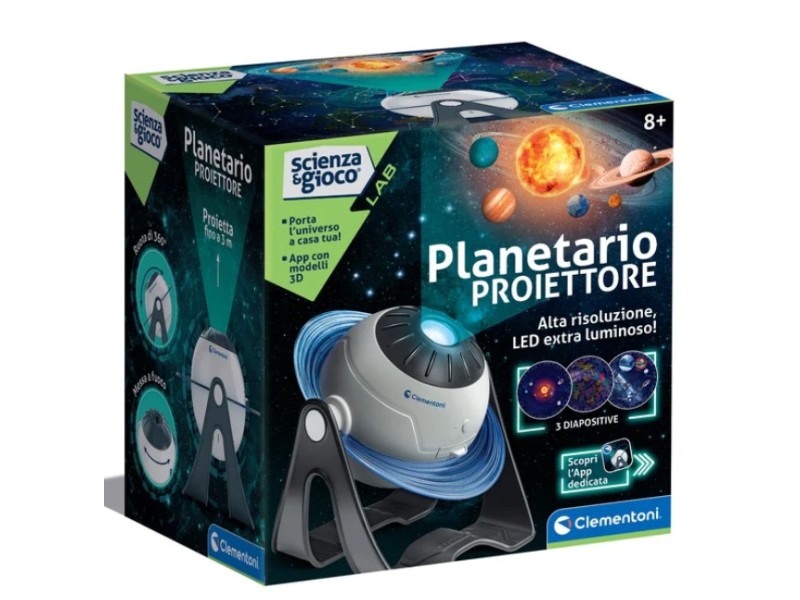 Planetario proiettore Astronomia 3D con Diapositive Sottofondi Musicali e Voce Narrante Scienza e Gioco