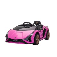 Auto Elettrica Lamborghini Sian FKP 37 12V Colori Rosa Rosso Bianco e Verde