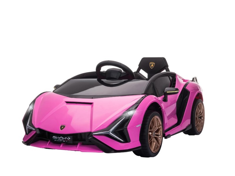 Auto Elettrica Lamborghini Sian FKP 37 12V Colori Rosa Rosso Bianco e Verde