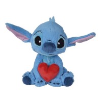 Stitch Peluche 25cm con Cuore 