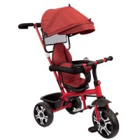 Triciclo con Timone Direzionale 3in1 Rosso