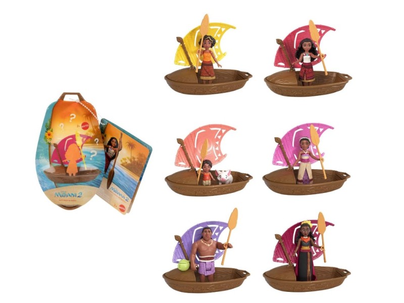 Bambola Vaiana Oceania 2 set con mini personaggi a sopresa